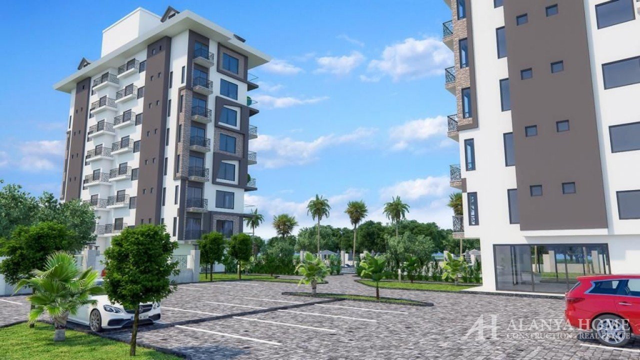 Tekioğlu Demirtaş Alanya Antalya تركيا شراء بيع عقار لشقة مفروشة بغرفة نوم واحدة في مخطط تقسيط مشروع